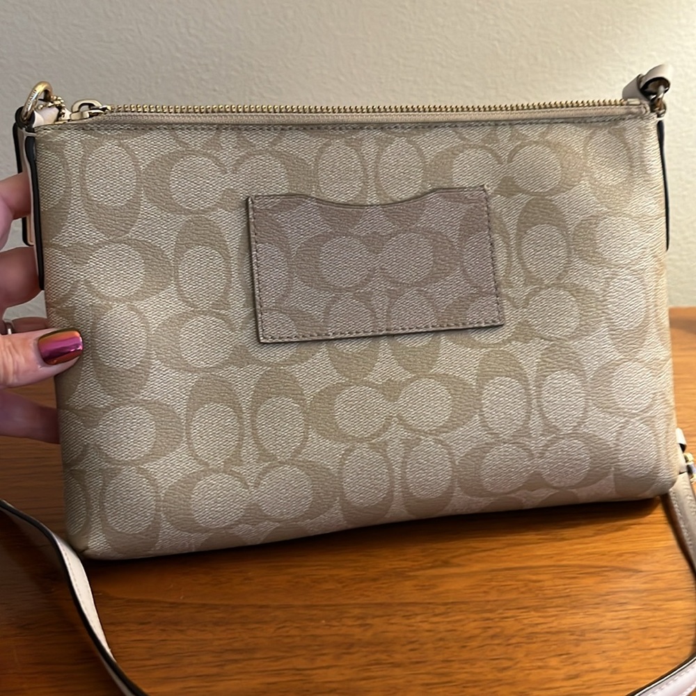 Coach East West pop out pouch Leather Crossbody - Picture 11 of 11
